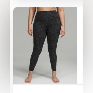 Lululemon Align™ High-Rise Pant 25" in camo deep coal multi